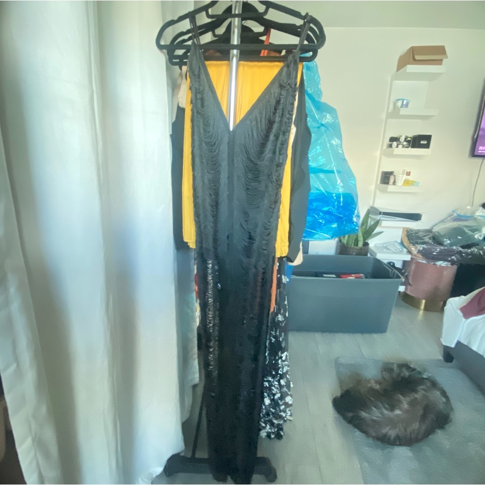 Fancy swim dress with attached one piece perfect for vacation or pool party